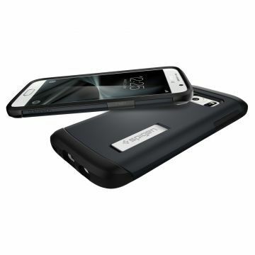 Spigen Galaxy S7 ile Uyumlu Kılıf Slim Armor Metal Slate
