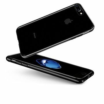 Spigen iPhone 7 Plus / 8 Plus ile Uyumlu Kılıf Liquid Crystal 4 Tarafı Tam Koruma Space Crystal