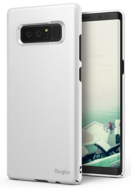 Ringke Slim Galaxy Note 8 ile Uyumlu KIlıf White
