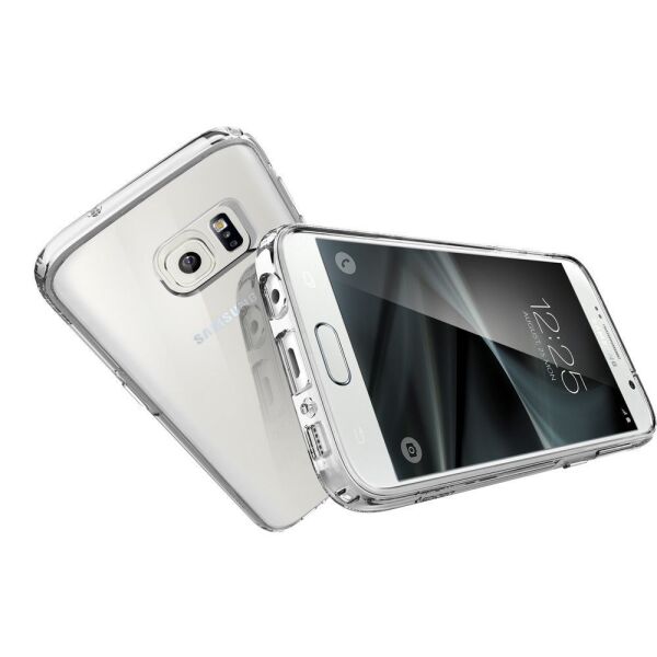 Spigen Galaxy S7 ile Uyumlu Kılıf Ultra Hybrid Crystal Clear