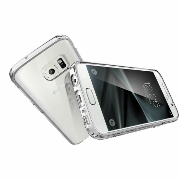 Spigen Galaxy S7 ile Uyumlu Kılıf Ultra Hybrid Crystal Clear