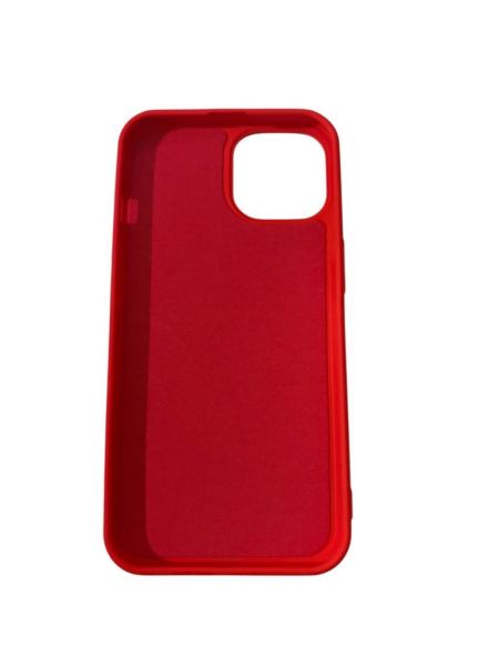 iPhone 14 ile Uyumlu Cappy Silikon Kılıf Kırmızı