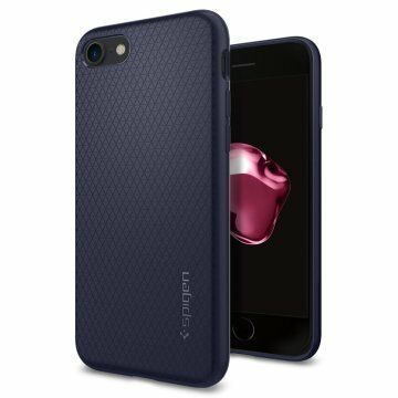 Spigen iPhone 7/8 ile Uyumlu Kılıf Liquid Air Armor Midnight Blue