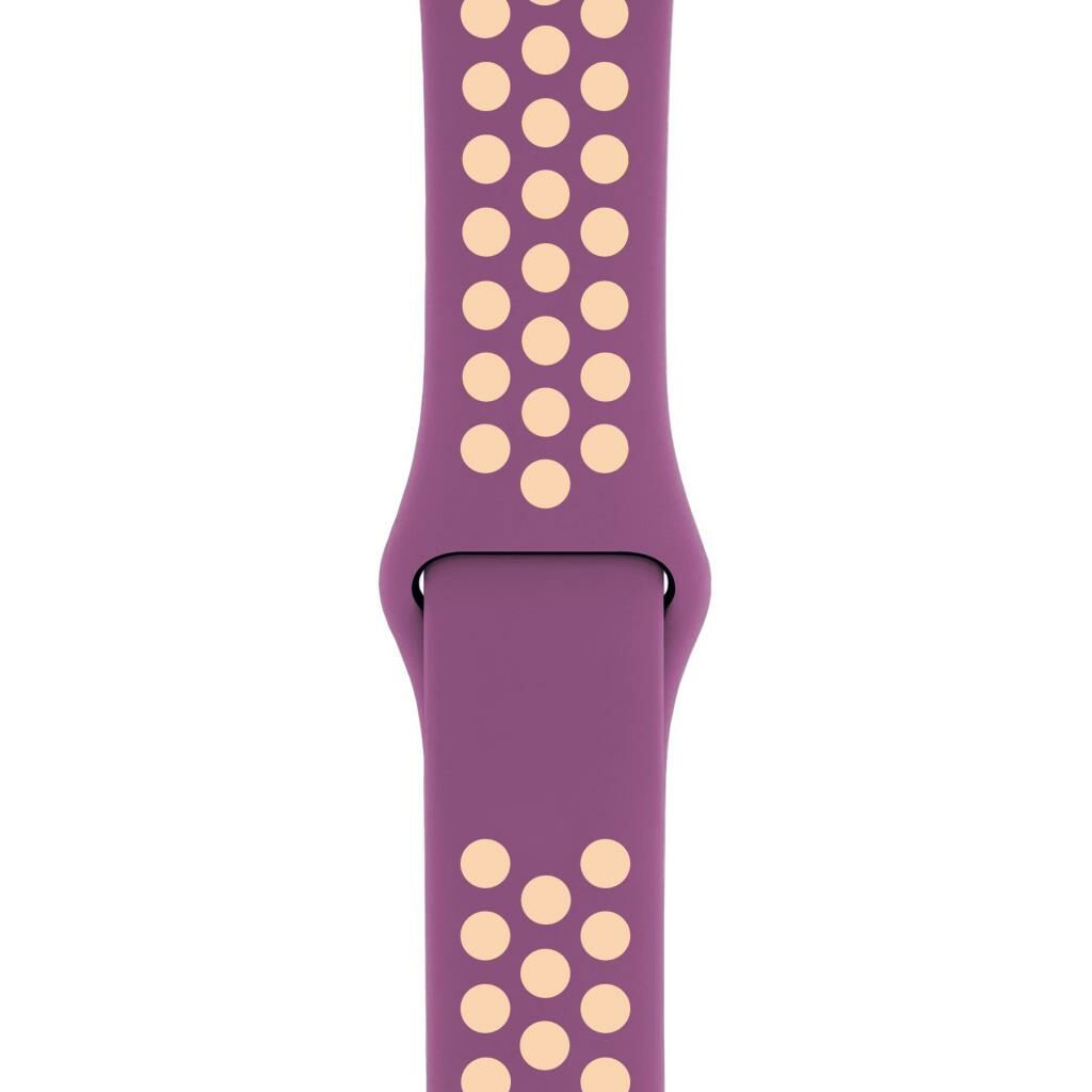 Apple Watch ile Uyumlu 42-44mm Silikon Kayış Açık Mor/Lila