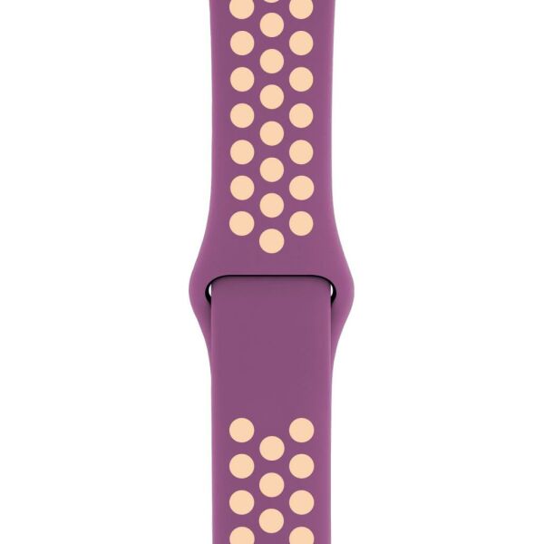 Apple Watch ile Uyumlu 42-44mm Silikon Kayış Açık Mor/Lila