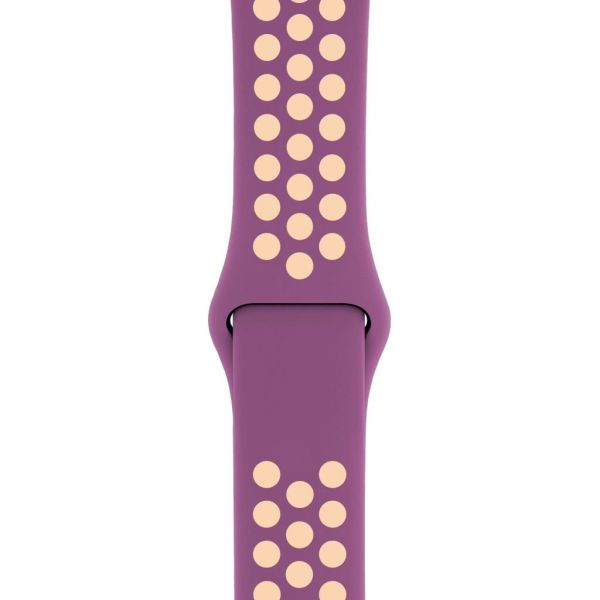 Apple Watch ile Uyumlu 42-44mm Silikon Kayış Açık Mor/Lila