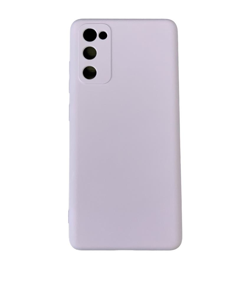 Galaxy S20 FE ile Uyumlu Cappy Silikon Kılıf Lila