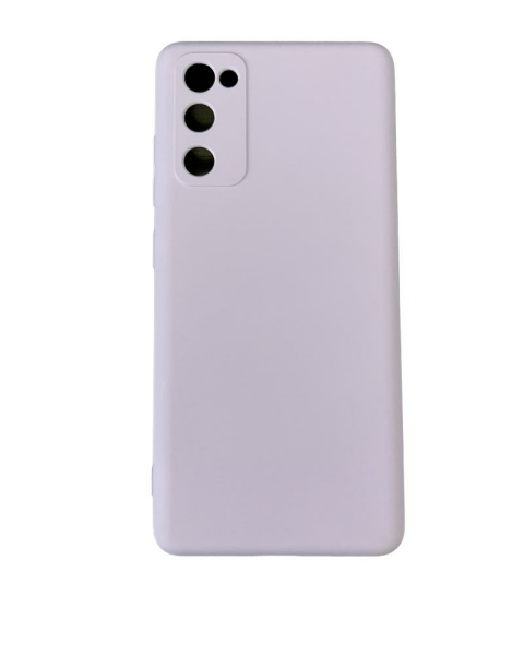Galaxy S20 FE ile Uyumlu Cappy Silikon Kılıf Lila