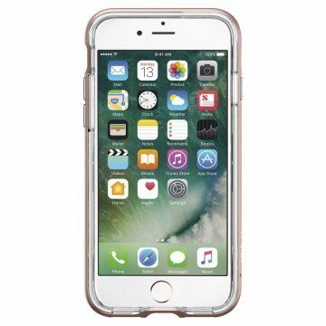 Spigen iPhone 7/8 ile Uyumlu Kılıf Crystal Hybrid Rose Gold