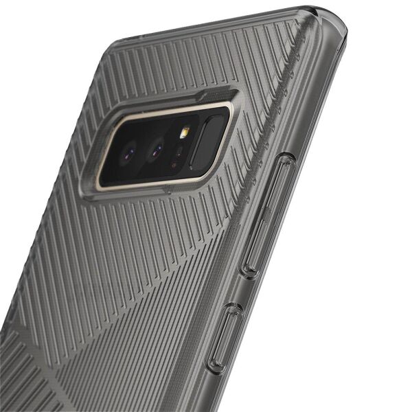 Ringke Bevel Galaxy Note 8 ile Uyumlu KIlıf Smoke Black