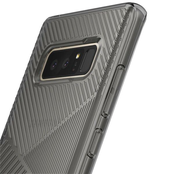 Ringke Bevel Galaxy Note 8 ile Uyumlu KIlıf Smoke Black