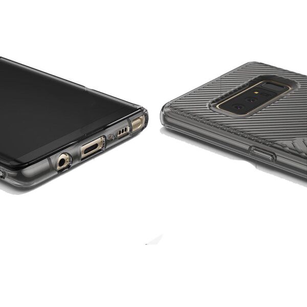 Ringke Bevel Galaxy Note 8 ile Uyumlu KIlıf Smoke Black