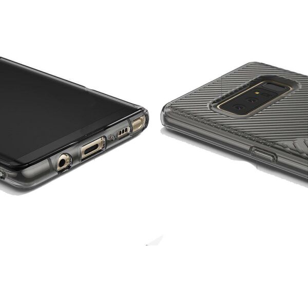 Ringke Bevel Galaxy Note 8 ile Uyumlu KIlıf Smoke Black