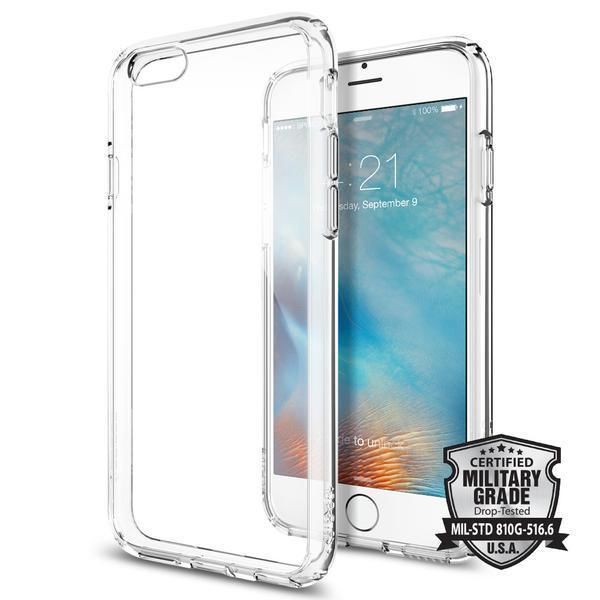 Spigen iPhone 6s/6 ile Uyumlu Kılıf Ultra Hybrid Crystal Clear