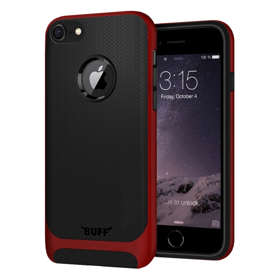 Buff iPhone 7 ile Uyumlu New Armor Kılıf Red