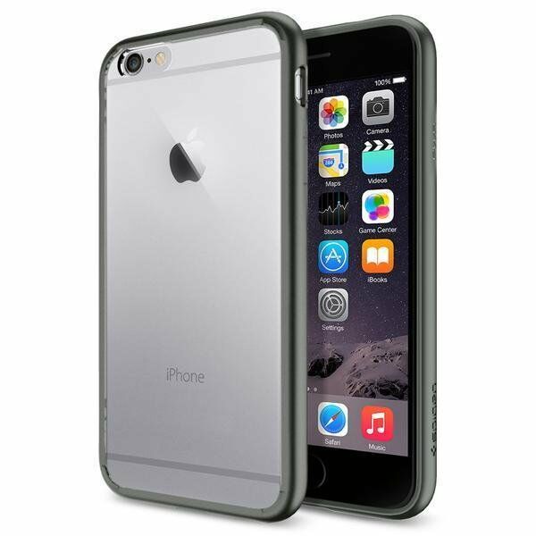 Spigen iPhone 6s/6 ile Uyumlu Kılıf Ultra Hybrid Gun Metal