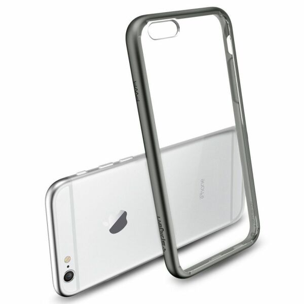 Spigen iPhone 6s/6 ile Uyumlu Kılıf Ultra Hybrid Gun Metal