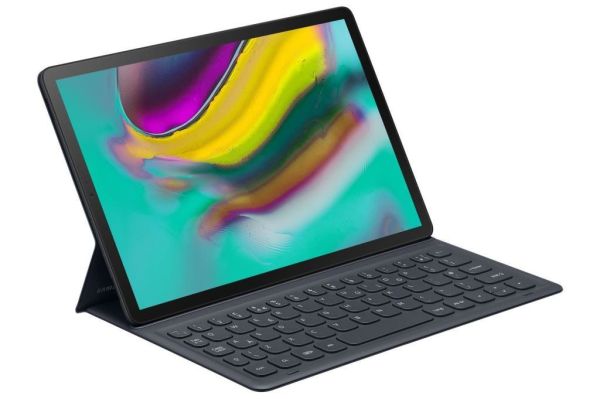 Galaxy Tab S5e ile Uyumlu Türkçe Klavyeli Kılıf EJ-FT720BBEGTR