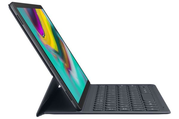 Galaxy Tab S5e ile Uyumlu Türkçe Klavyeli Kılıf EJ-FT720BBEGTR