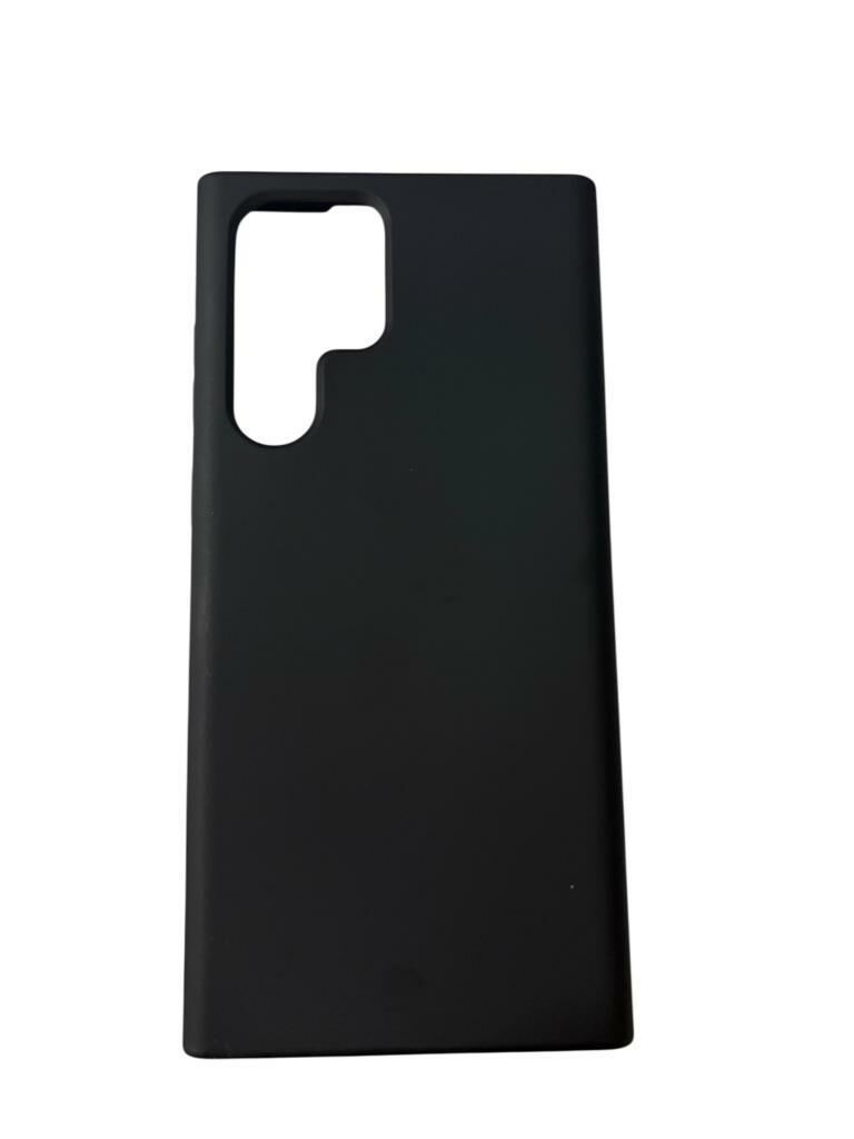 Galaxy S22 Ultra ile Uyumlu Cappy Silikon Kılıf Siyah