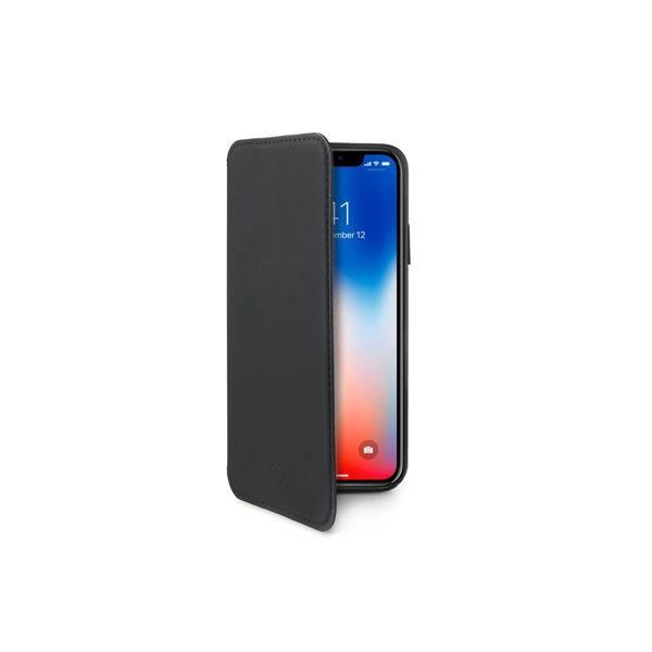 Celly Prestıge iPhone X ile Uyumlu Siyah Kılıf