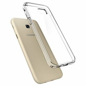 Spigen Galaxy A7 2017 ile Uyumlu Kılıf Ultra Hybrid Crystal Clear