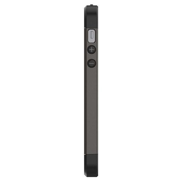 Spigen iPhone 5,5s,SE ile Uyumlu Kılıf Slim Armor Gun Metal
