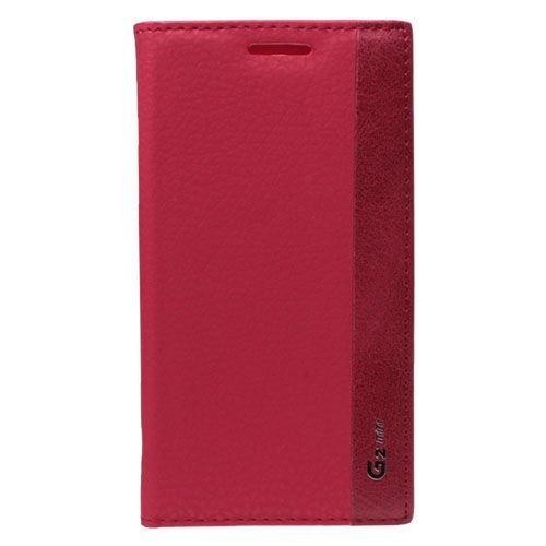 G2 Mini D610 ile Uyumlu Magnum Serisi Yan Model Kapaklı Kılıf Kırmızı