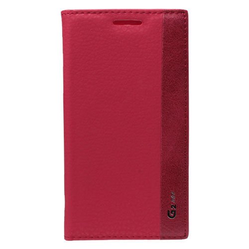 G2 Mini D610 ile Uyumlu Magnum Serisi Yan Model Kapaklı Kılıf Kırmızı