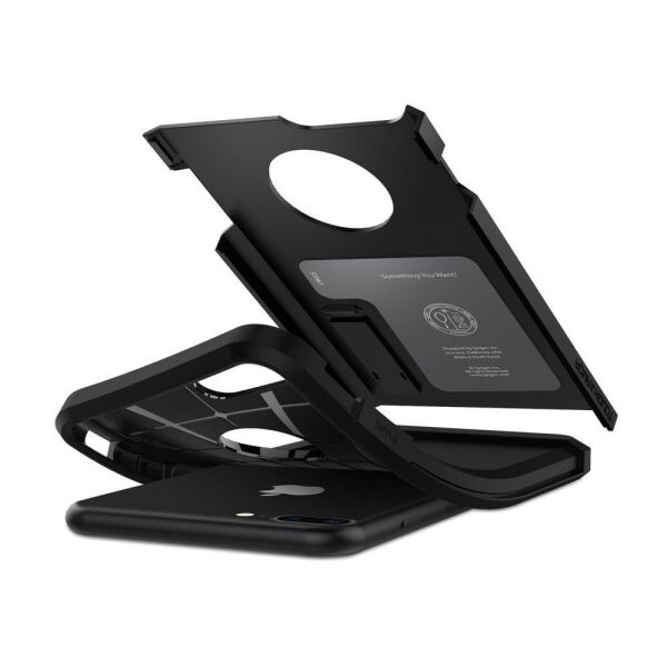 Spigen iPhone 7 Plus / 8 Plus ile Uyumlu Kılıf Tough Armor 2 Black