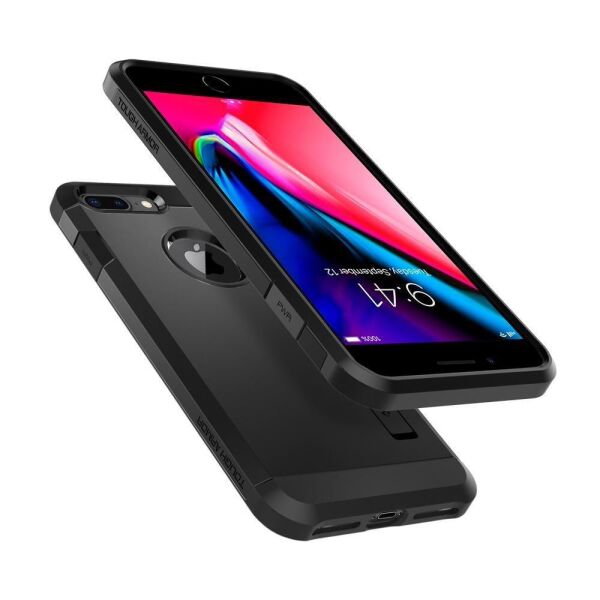 Spigen iPhone 7 Plus / 8 Plus ile Uyumlu Kılıf Tough Armor 2 Black