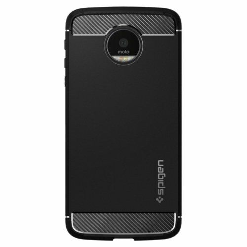 Spigen Moto Z Droid ile Uyumlu Kılıf Rugged Armor