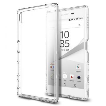 Spigen Xperia Z5 ile Uyumlu Kılıf Ultra Hybrid Crystal Clear