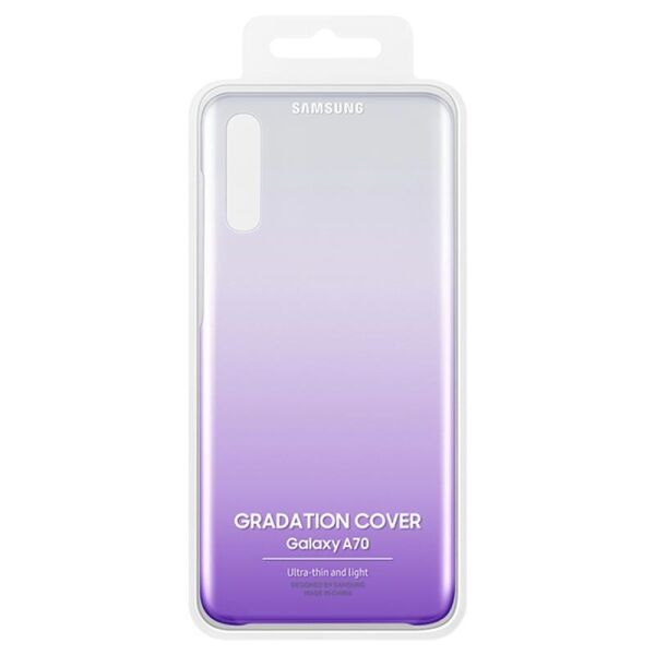 Galaxy A70 ile Uyumlu Gradation Cover Mor EF-AA705CVEGWW(Out)