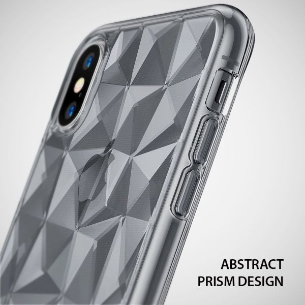 Ringke Air Prism 3D Elmas Yansıması iPhone X ile Uyumlu KIlıf  Black