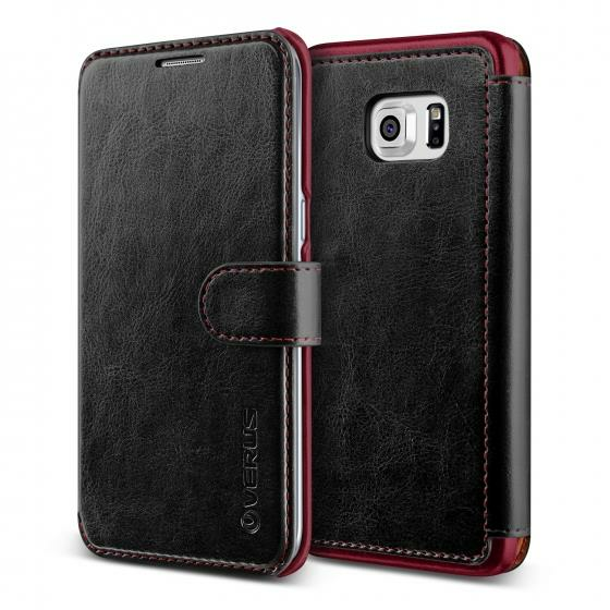 Verus Galaxy S6 Edge Plus ile Uyumlu Case Dandy Layered Series Kılıf Black