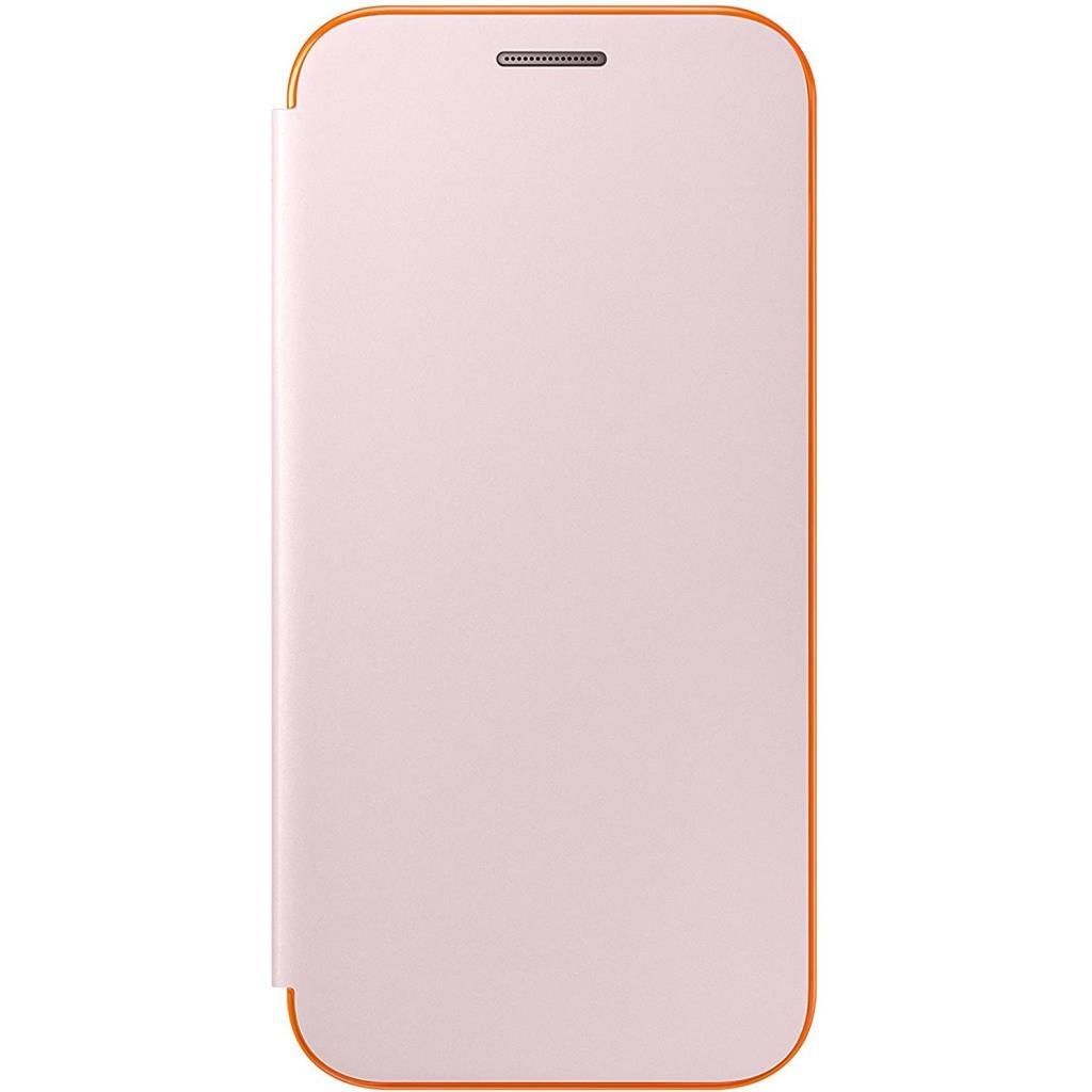Galaxy A3(2017) ile Uyumlu Neon Flip Cover Pembe EF-FA320PPEGWW