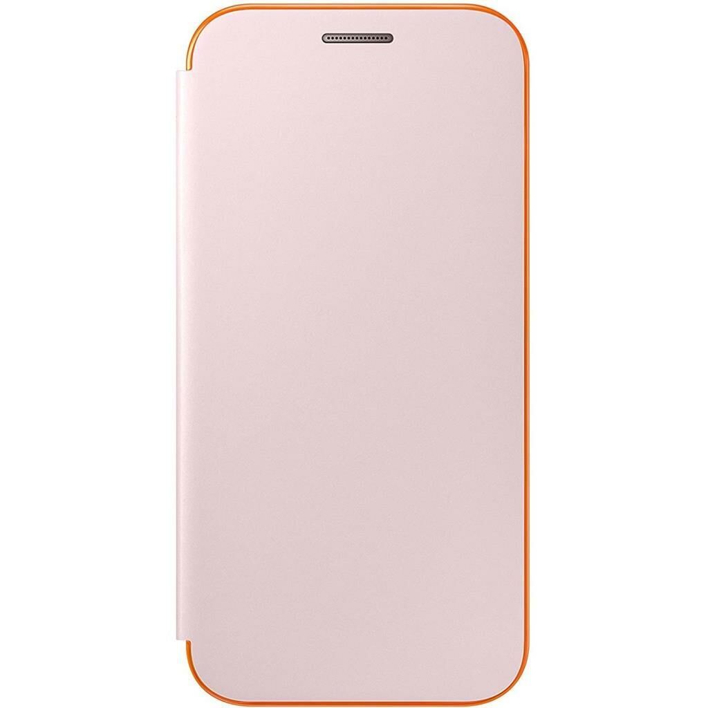 Galaxy A3(2017) ile Uyumlu Neon Flip Cover Pembe EF-FA320PPEGWW
