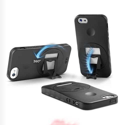 iPhone SE/5S/5 ile Uyumlu ZeroChroma Vario Kılıf Siyah