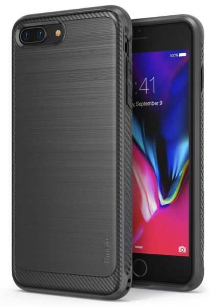 Ringke Onyx iPhone 7/8 Plus ile Uyumlu KIlıf Mist Gray Ultra Extra Darbe Dağıtıcı Tam Koruma