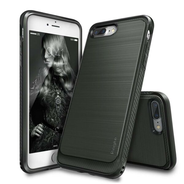 Ringke Onyx iPhone 7/8 Plus ile Uyumlu KIlıf Mist Gray Ultra Extra Darbe Dağıtıcı Tam Koruma
