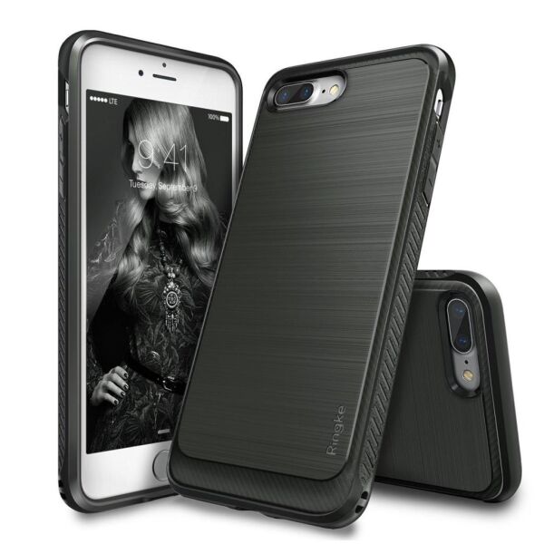 Ringke Onyx iPhone 7/8 Plus ile Uyumlu KIlıf Mist Gray Ultra Extra Darbe Dağıtıcı Tam Koruma