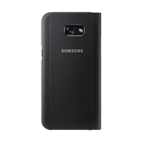 Galaxy A5(2017) ile Uyumlu S View Cover Siyah EF-CA520PBEGWW