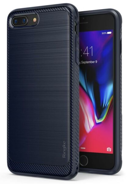 Ringke Onyx iPhone 7/8 Plus ile Uyumlu KIlıf Midnight Navy Ultra Extra Darbe Dağıtıcı Tam Koruma