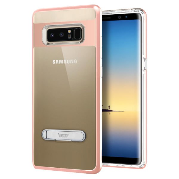 Buff Galaxy Note 8 ile Uyumlu Air Bumper Kılıf Rose Gold