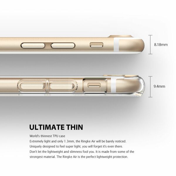 Ringke Air iPhone 7/8 Plus ile Uyumlu Kılıf Rose Gold