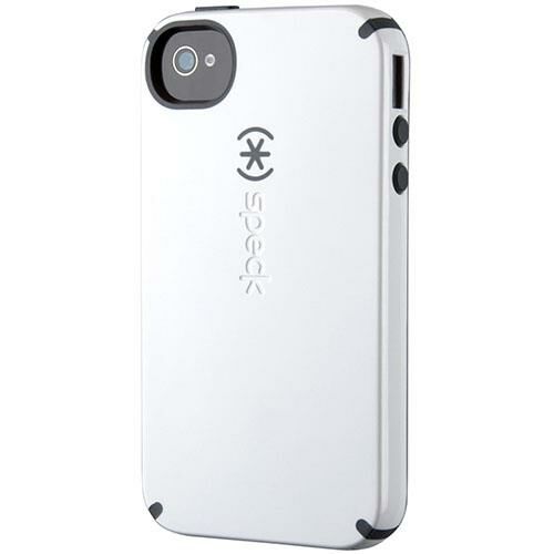 Speck CandyShell iPhone 4/4S ile Uyumlu Sert Kılıf Beyaz -Siyah SPK-A1244