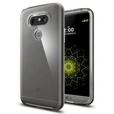 Spigen G5 ile Uyumlu Kılıf Neo Hybrid Crystal Gun Metal