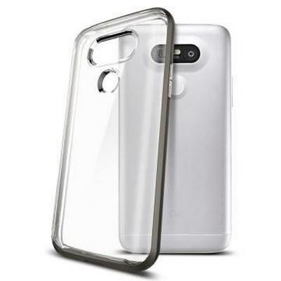 Spigen G5 ile Uyumlu Kılıf Neo Hybrid Crystal Gun Metal