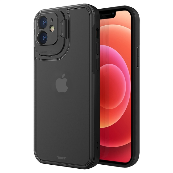 Buff iPhone 12 ile Uyumlu Hybrid Corner Kılıf Black